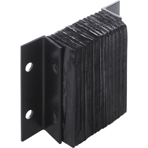 Laminated Dock Bumpers, Horizontal, Rubber, 12" W x 4" D x 10" H Superchem Industries