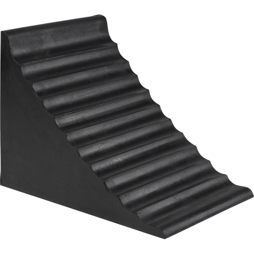 Wheel Chock, 9-7/8" x 7-1/8" x 7-1/2", Black Superchem Industries