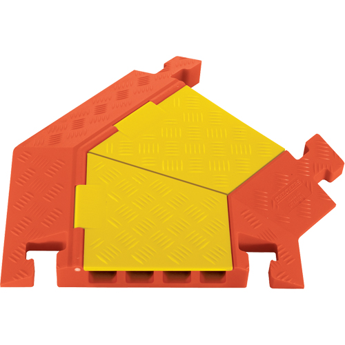 Linebacker&reg; 5-Channel Heavy Duty Cable Protector - Right Turn Superchem Industries