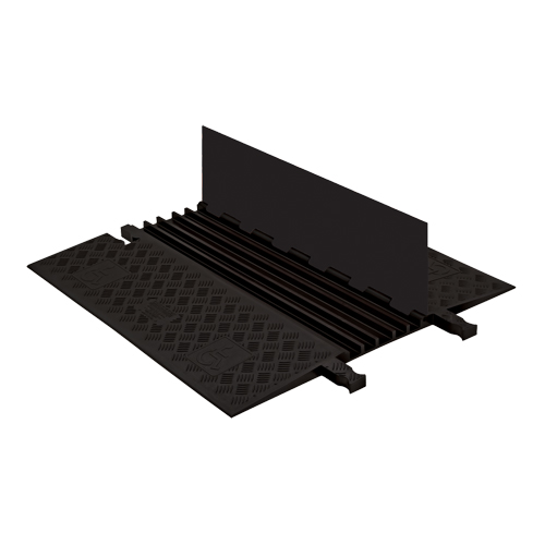Guard Dog&reg; Cable Protector, 5 Channels, 36" L x 33.3" W x 1.25" H Superchem Industries