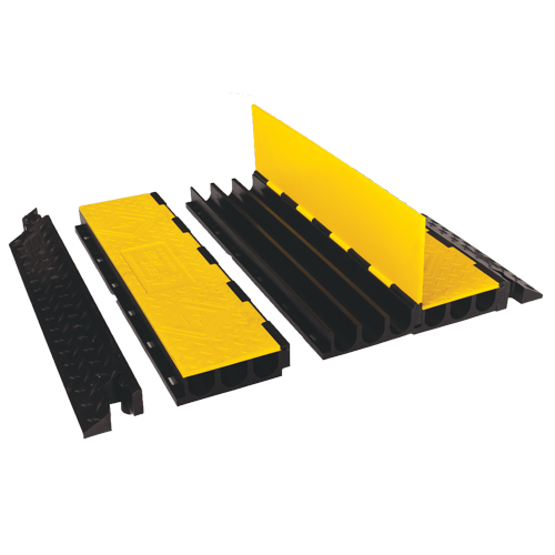 Yellow Jacket&reg; Cable Protector System, 3 Channels, 36" L x 18.5" W x 3" H Superchem Industries