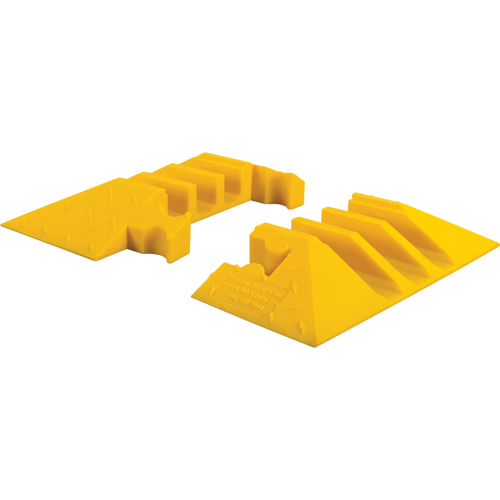 Yellow Jacket&reg; 3-Channel Heavy Duty Cable Protector - End Caps Superchem Industries