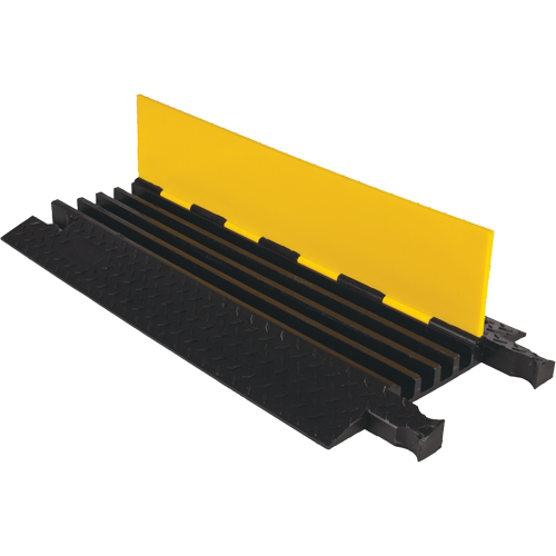 Yellow Jacket&reg; Heavy Duty Cable Protector, 4 Channels, 36" L x 17.5" W x 2" H Superchem Industries