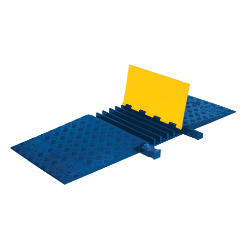 Yellow Jacket&reg; Cable Protector, 5 Channels, 18" L x 50" W x 1.875" H Superchem Industries