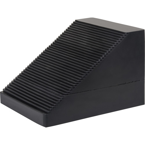 Cale de roue, 10-5/8" x 8-5/8 x 7", Noir Superchem Industries