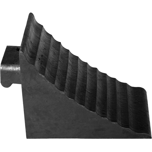 Cale de roue, 9-3/4" x 7-1/4" x 7-3/4", Noir Superchem Industries