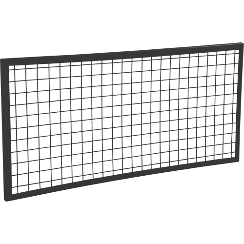 Wire Mesh Partition Panel, 2' H x 4' W Superchem Industries