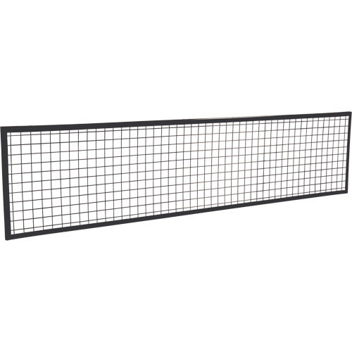 Wire Mesh Partition Panel, 2' H x 8' W Superchem Industries