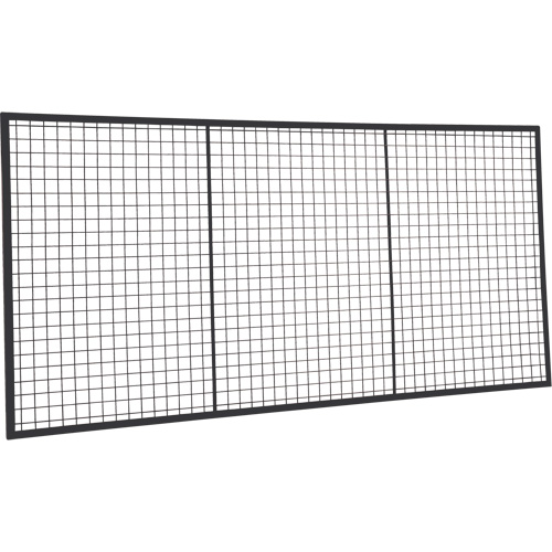 Wire Mesh Partition Panel, 4' H x 8' W Superchem Industries