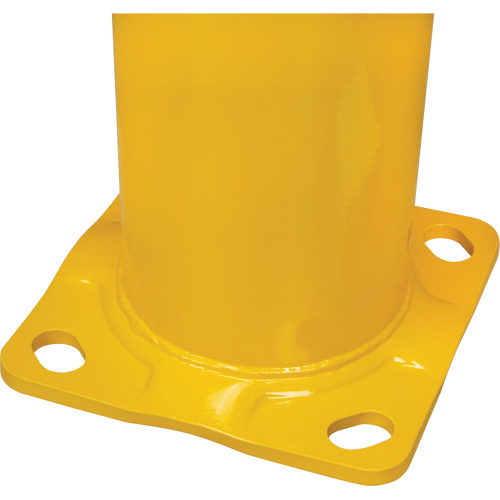 Safety Bollard, Steel, 36" H x 5-1/2" W, Yellow Superchem Industries