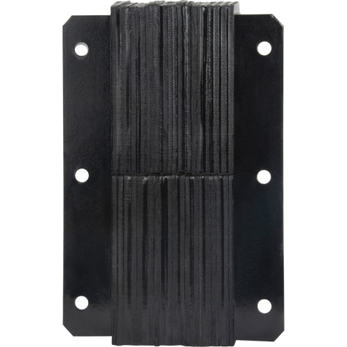 Laminated Dock Bumpers, Vertical, Rubber, 11" W x 4" D x 20" H Superchem Industries