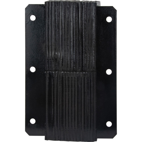 Laminated Dock Bumpers, Vertical, Rubber, 11" W x 6" D x 20" H Superchem Industries