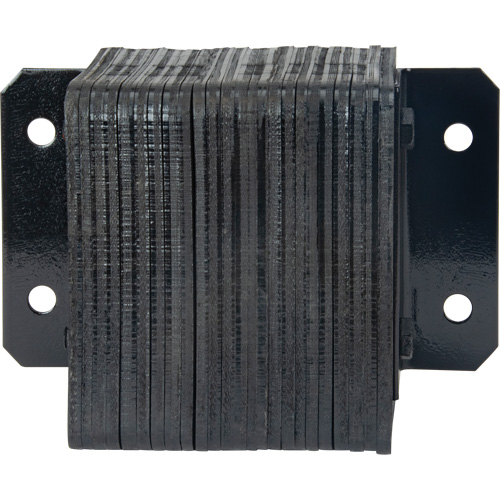Laminated Dock Bumpers, Horizontal, Rubber, 12" W x 6" D x 10" H Superchem Industries
