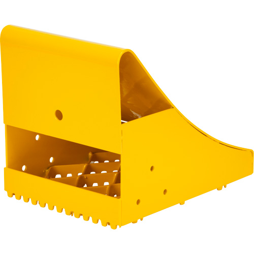 Cales-roue pour la glace, Acier, Jaune, 8-1/16" la x 10-5/8" p x 8-13/16" h Superchem Industries