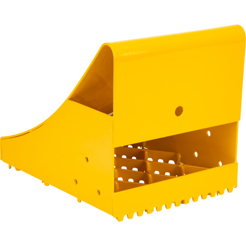 Cales-roue pour la glace, Acier, Jaune, 8-1/16" la x 10-5/8" p x 8-13/16" h Superchem Industries