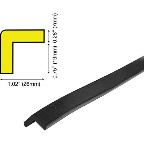 Butoir de protection de coin mod&egrave;le E 5M Superchem Industries