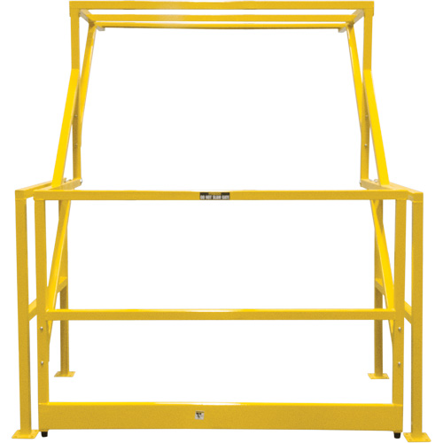 Barri&egrave;re de s&eacute;curit&eacute; pour mezzanine, 70" lo x 77" ha, 78" &eacute;lev&eacute;e, Jaune Superchem Industries