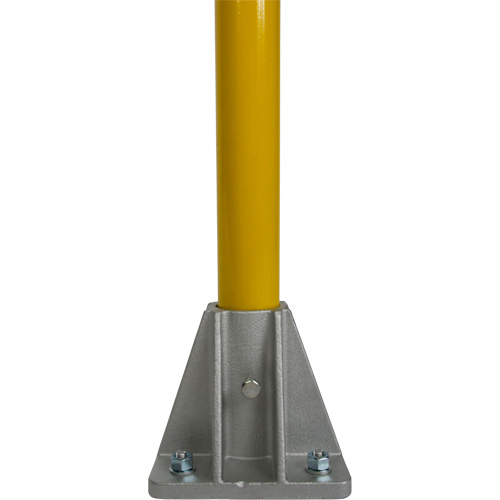Garde-corps pour barri&egrave;re de s&eacute;curit&eacute;, Acier, 120" lo x 42" h, Jaune Superchem Industries