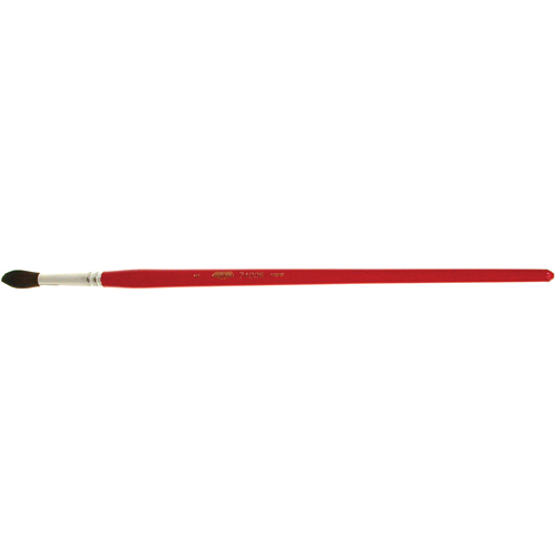 Pinceau de forme ronde pour marquage, Largeur de la brosse de 9/32", Soie de chameau, Manche &agrave; Bois Superchem Industries