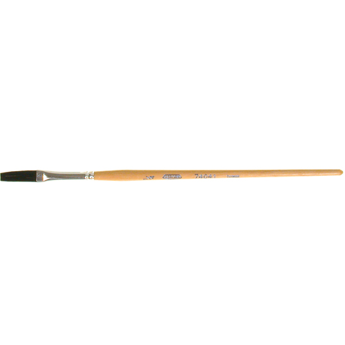 One Stroke Paint Brush, 1/4" Brush Width, Ox Hair, Wood Handle Superchem Industries