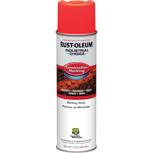 Peinture de marquage &agrave; base d'eau, 17 oz, Canette a&eacute;rosol Superchem Industries