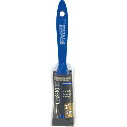 Classic Paint Brush, Bristle, Plastic Handle, 1" Width Superchem Industries