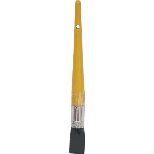 Oval Paint Brush, Bristle, Plastic Handle, 25/32" Width Superchem Industries