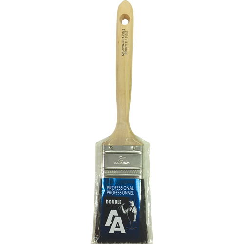 Straight Sash Paint Brush, Bristle, Wood Handle, 2" Width Superchem Industries