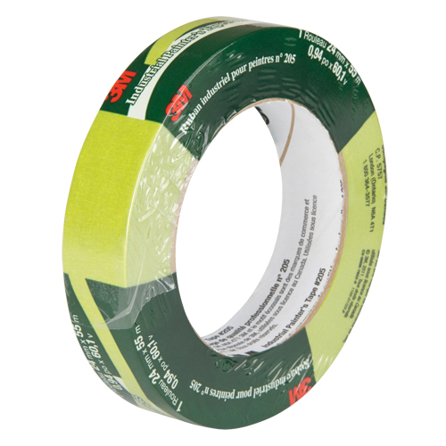 Painter's Masking Tape 205, 24 mm (1") x 55 m (180'), Green Superchem Industries
