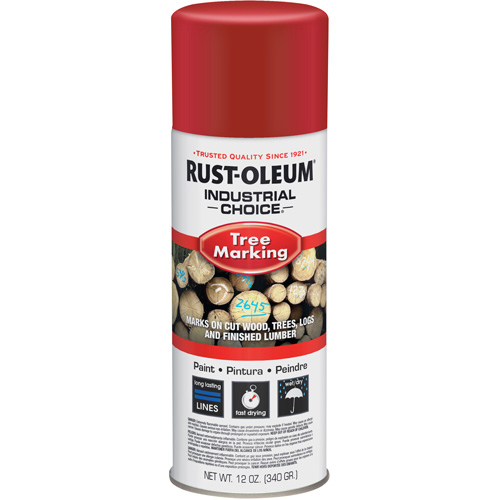 Industrial Choice T1600 Tree Marking Paint, Red, 16 oz. Superchem Industries