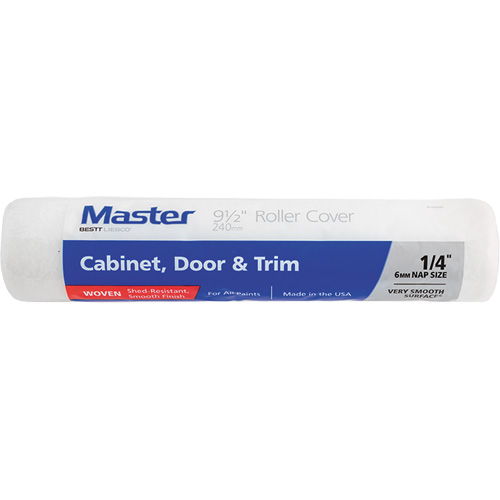 Master Woven Roller Cover, 6 mm (1/4") Nap, 240 mm (9-1/2") L Superchem Industries