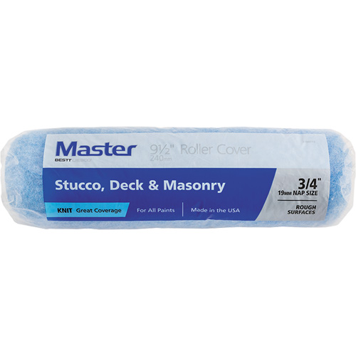 Master Knit Roller Cover, 19 mm (3/4") Nap, 240 mm (9-1/2") L Superchem Industries