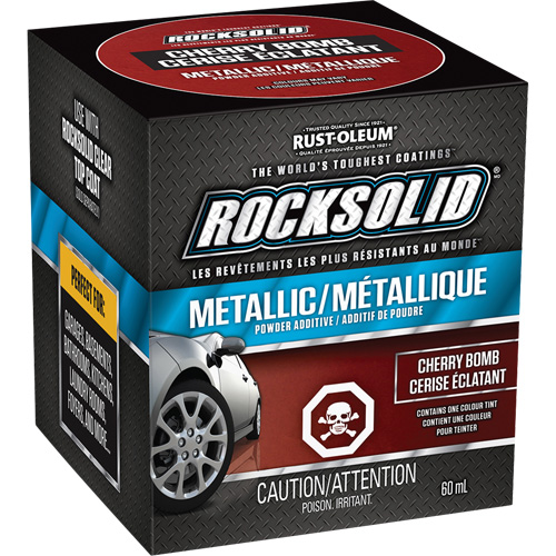 RockSolid&reg; Metallic Powder Additive, 60 mL, Bottle, Cherry Bomb Superchem Industries