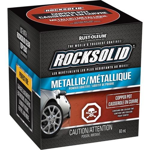 Additifs de poudre m&eacute;tallique RockSolid, 60 ml, Bouteille, Casserole en cuivre Superchem Industries