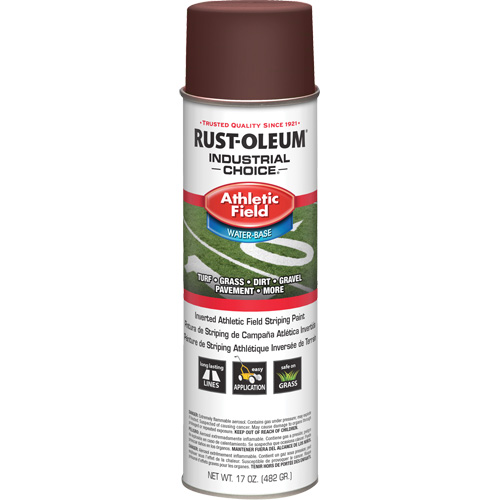 Peinture de lignage pour terrains de sport AF1600, Rouge, Canette a&eacute;rosol Superchem Industries