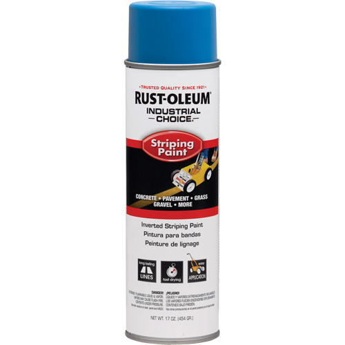 S1600 System Inverted Striping Paint, Blue, Aerosol Can Superchem Industries