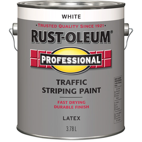 Traffic Striping Paint, White, 3.78 L, Jug Superchem Industries