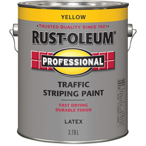 Traffic Striping Paint, Yellow, 3.78 L, Jug Superchem Industries