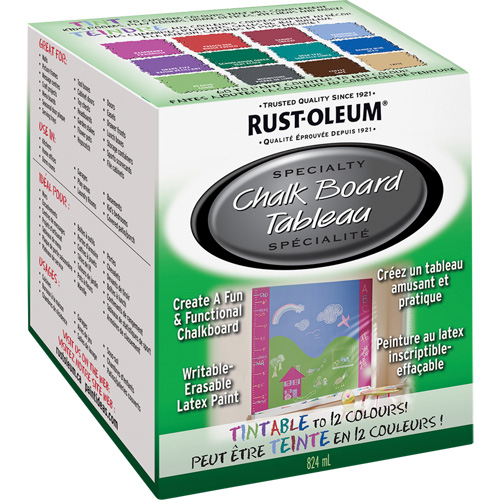 Peinture sp&eacute;cialis&eacute;e pour tableau noir, 824 ml, Trousse, Base &agrave; teinter Superchem Industries