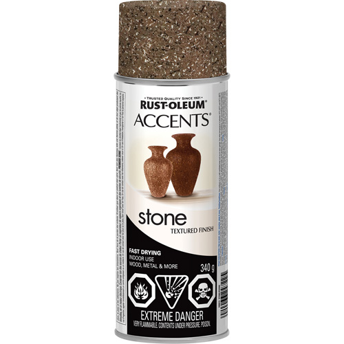 Accents&reg; Stone Creations Spray Paint, Aerosol Can, Sienna Stone Superchem Industries