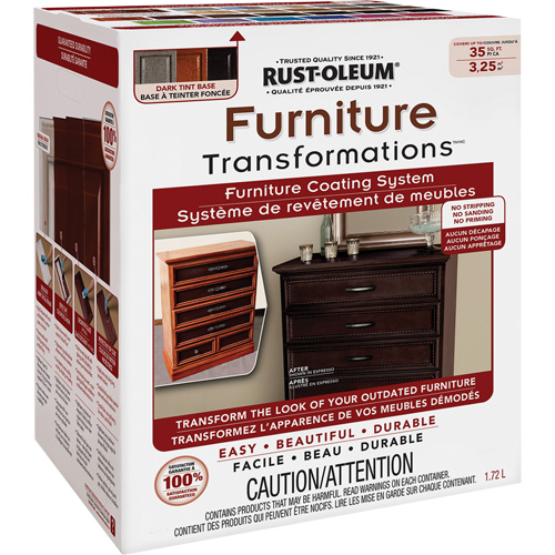 Syst&egrave;me de rev&ecirc;tement de meubles Furniture Transformations, 1,72 L, Trousse, Base &agrave; teinter Superchem Industries