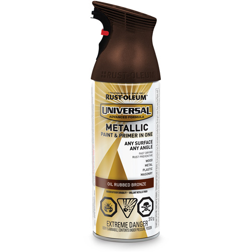 Peinture &agrave; pulv&eacute;riser Universal, Bronze huil&eacute;, M&eacute;tallique, Canette a&eacute;rosol Superchem Industries