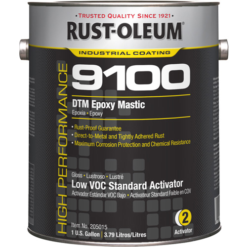 9100 System DTM Epoxy Mastic Standard 250 VOC Activator, Gallon Superchem Industries