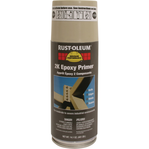 Appr&ecirc;t &eacute;poxydique 2K &agrave; haute performance en a&eacute;rosol du syst&egrave;me V2300, Beige, 14 oz, Canette a&eacute;rosol Superchem Industries