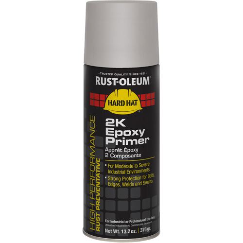 Appr&ecirc;t &eacute;poxydique 2K &agrave; haute performance en a&eacute;rosol du syst&egrave;me V2300, Gris, 13 oz, Canette a&eacute;rosol Superchem Industries
