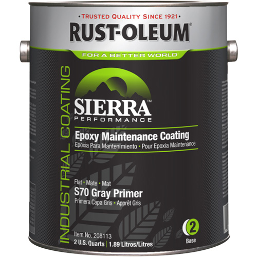 Sierra Performance S70/S71 Water-Based Epoxy Acrylic Primer, Gallon, Grey Superchem Industries