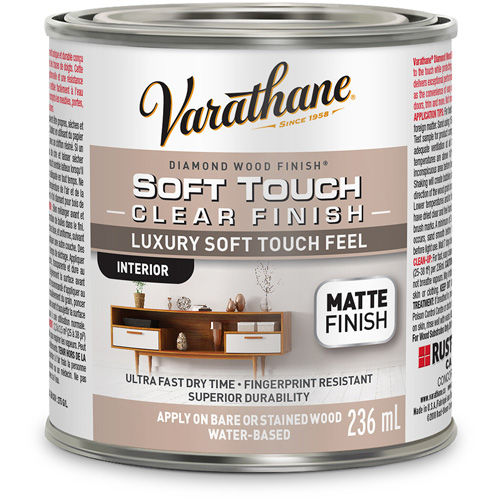 Varathane&reg; Diamond Wood Finish&reg; Coating, 236 ml, Clear, Matte Superchem Industries