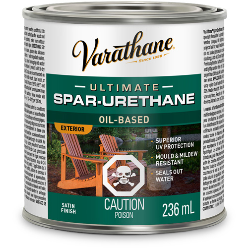 Varathane&reg; Diamond Outdoor Wood Finish, 236 ml, Clear, Satin Superchem Industries