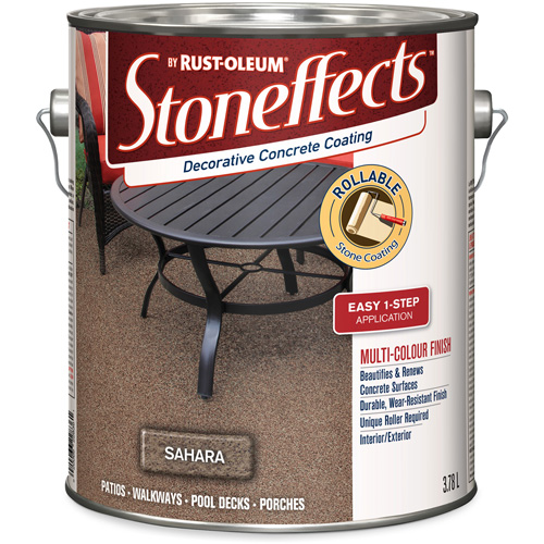 Stoneffects Decorative Concrete Coating, 3.78 L, Textured, Beige Superchem Industries