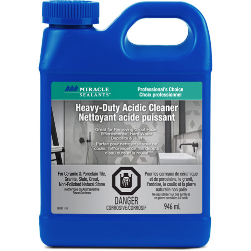 Nettoyant acide puissant Miracle Sealants, Cruche Superchem Industries